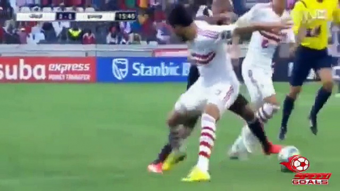 ملخص مباراة الزمالك المصري وأورلاندو بايريتس الجنوب افريقي 2-1 - كأس الإتحاد الإفريقي 2015