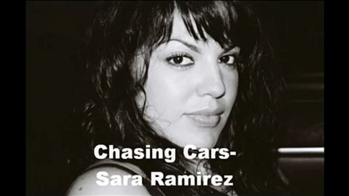 Sara Ramirez singing Chasing Cars
