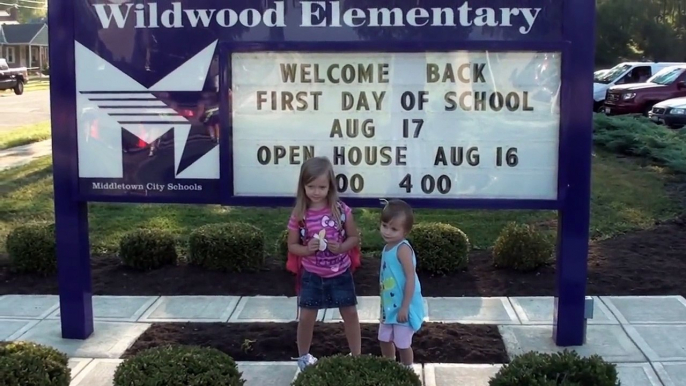 Alexa's first day of school