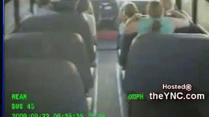 Fatal School Bus Crash Caught on Cam from the Inside of School Bus