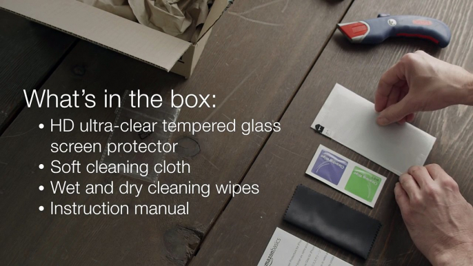 AmazonBasics Shorts: Glass Screen Protectors for iPhone 6 Plus - 5.5"