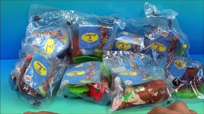 2000 NICKELODEON RUGRATS SET OF 8 BURGER KING KIDS MEAL TOYS VIDEO REVIEW w DRIVE THRU TOY