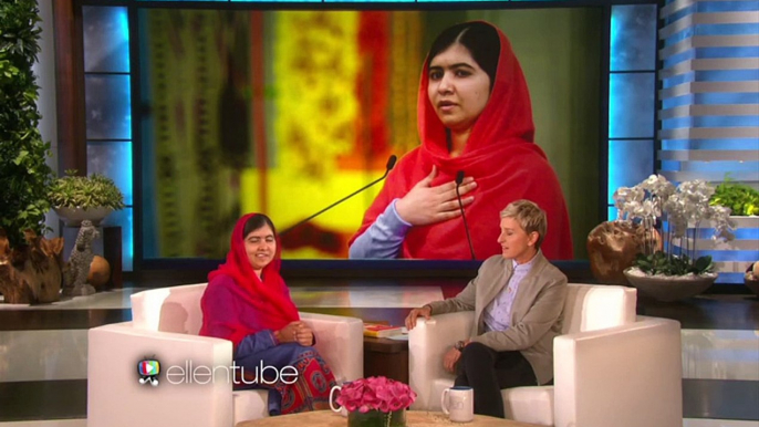 The Incomparable Malala Yousafzai on Ellen Degeneres Show -video