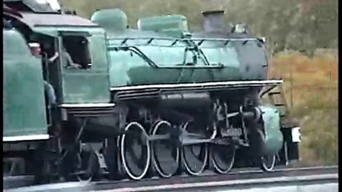 Steam engine 4501 on the way to Chattanooga