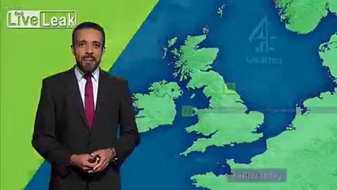 Weatherman Says Longest Place Name In UK, NAILS IT!