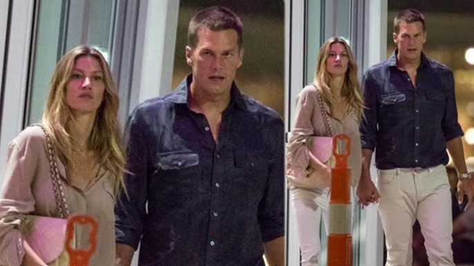 Tom Brady and Gisele Bundchen Seen Holding Hands on Movie Date