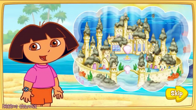 DORA THE EXPLORER   Dora's Mermaid Adventure   New English  Game HD Game for Children