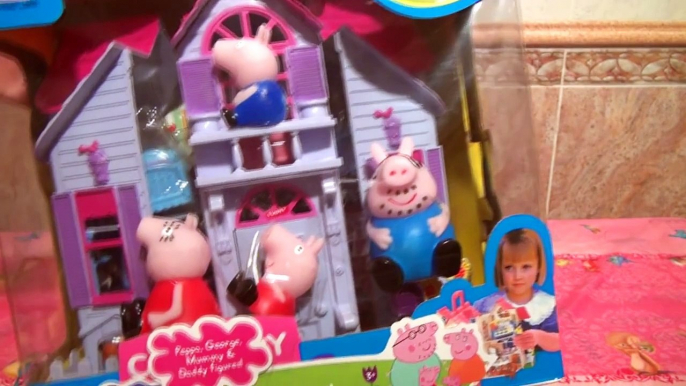 Домик Свинки Пеппы. Видео про игрушечный домик для свинки Пеппа. House for Peppa Pig