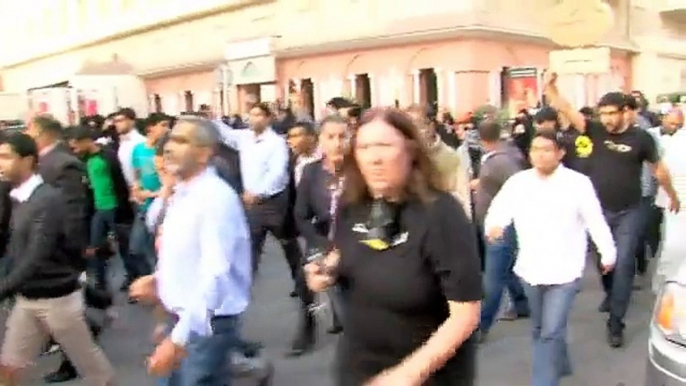 Foreign "Activists" Participating in Illegal demonstrations in Manama Feb 14, 2012