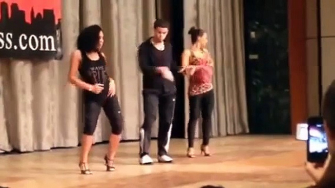 Eddie Torres shine workshop New York Salsa Congress 2014 feat. Eddie Torres Jr.