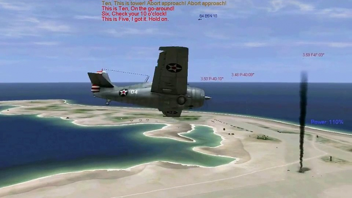 Il2 46 dogfight F4F vs. BSN- Dark Blue World
