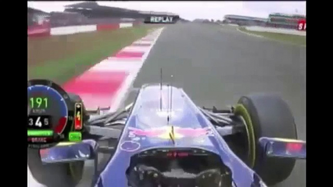 Mark Webber   Onboard Pole Lap Great Britain 2011 F1 360p