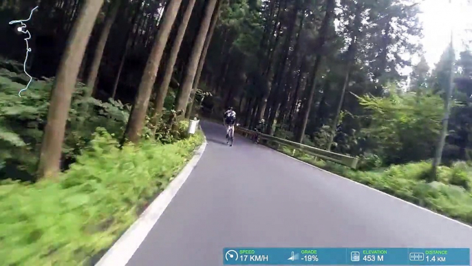 Descending Yamabushi Pass 山伏峠 - GoPro Cycling - Rides of Japan