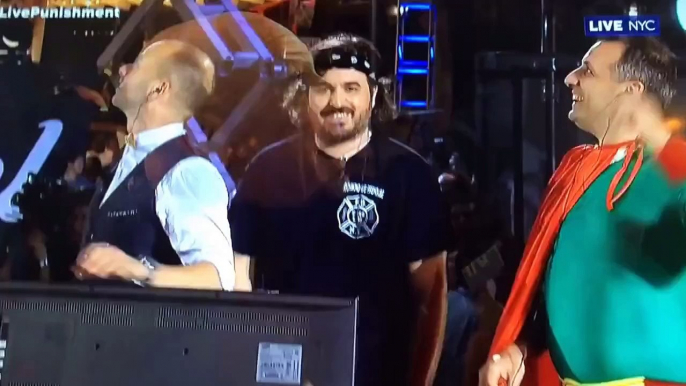 Impractical jokers live punishment special event. Tight wire walk