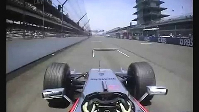 Kimi Raikkonen - onboard lap - Indianapolis - McLaren MP4-21 - 2006 - Engine sounds