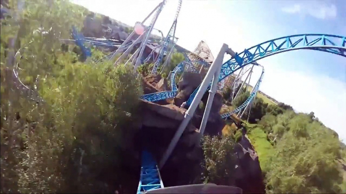 Europa Park - Blue Fire like you 've never seen !!! GoPro 4 FullHD