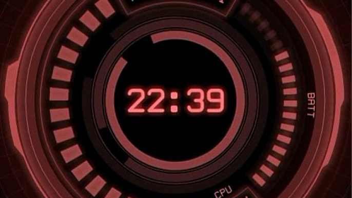 AHL Sci-Fi System Clock - Live Wallpaper for Android