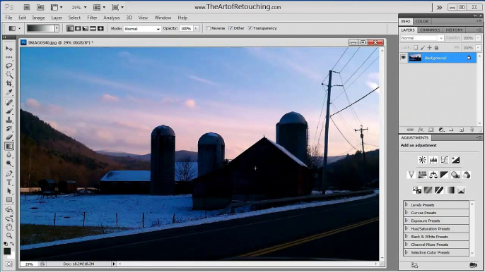 How to Use Adjustment Layers   Photoshop Tutorial