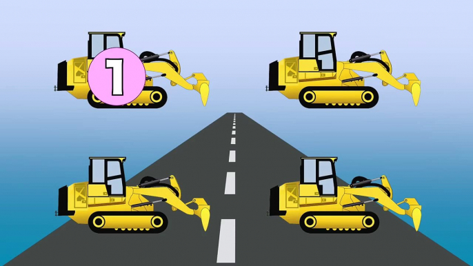 Counting STREET VEHICLES ★ Cars and Trucks for Children ★ Animated Surprise Eggs ★ Learn to Count