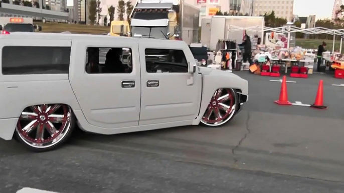 Bagged HUMMER H2 SLAMMED on 30inch 「fairytale」3 ハマーH2 着地