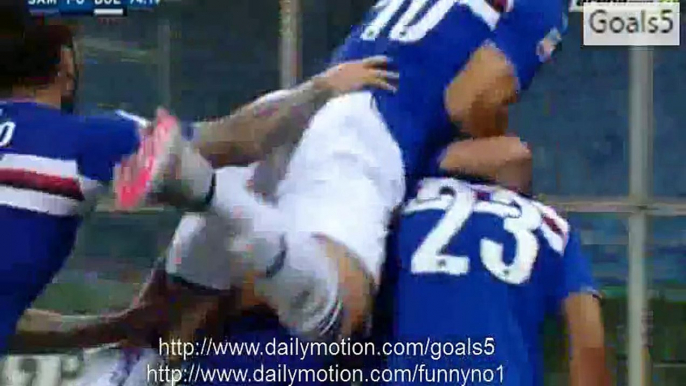 Eder Goal Sampdoria 1 - 0 Bologna Serie A 14-9-2015