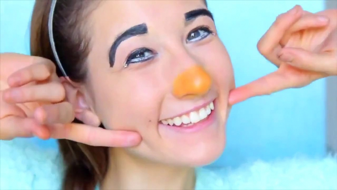 Hairstyles DIY Olaf Costume ❄ Halloween Costume Idea | Makeup   Hair Tutorial New 2015