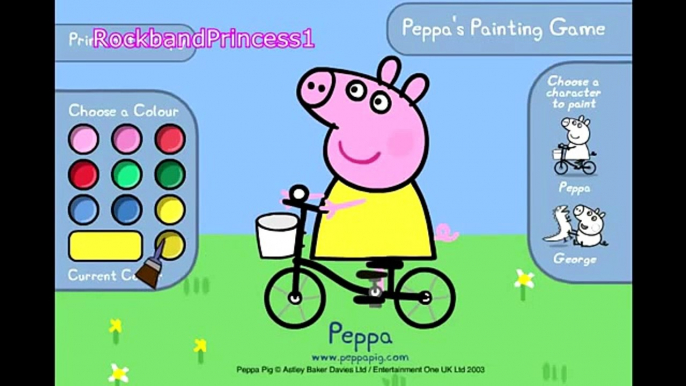 Peppa Pig Paint And Color Games Online   Peppa Pig Painting Games   Peppa Pig Coloring Games