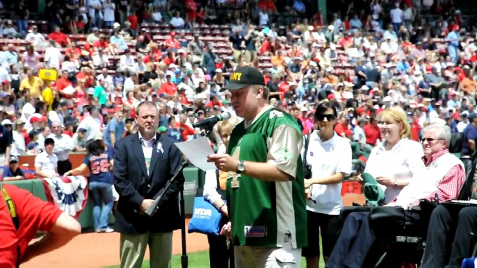 Curt Schilling delivers Lou Gehrig's luckiest man speech on the 4th of July