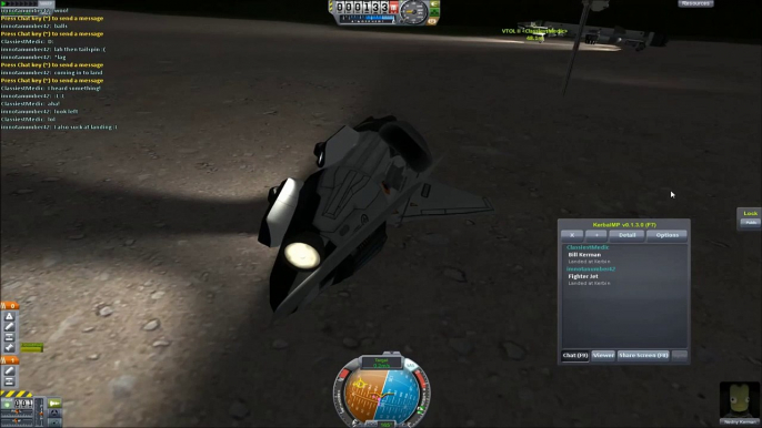 Extreme Kerbal Breakdancing (KSP multiplayer glitch)