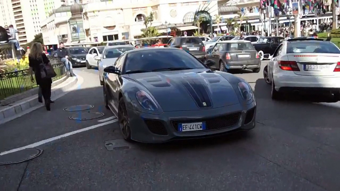 Ferrari 599 GTO Full Throttle and Loud Revs   1080p HD