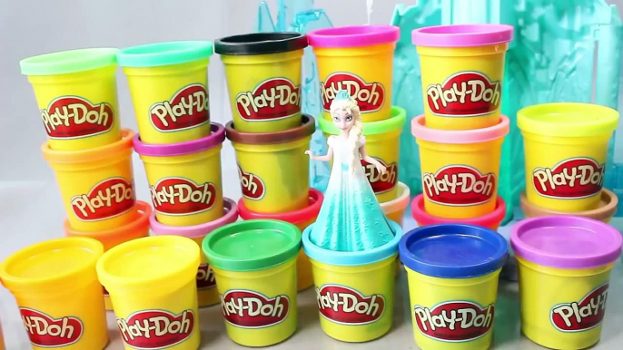 Disney Princess 겨울왕국 플레이도우 Frozen elsa play doh Dress Up Dolls Toys 엘사 인형 장난감 アナと雪の女王 игру