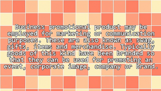 General Details Of Business Promotional Product