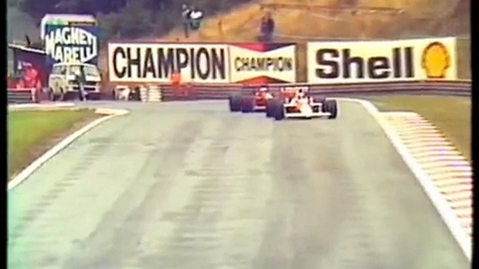 F1 Belgian GP 1989 Nigel Mansell vs Alain Prost