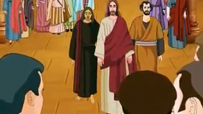 Bible stories for children - Jesus Heals a Demon Possessed Man ( Kids Cartoon Animation in English )