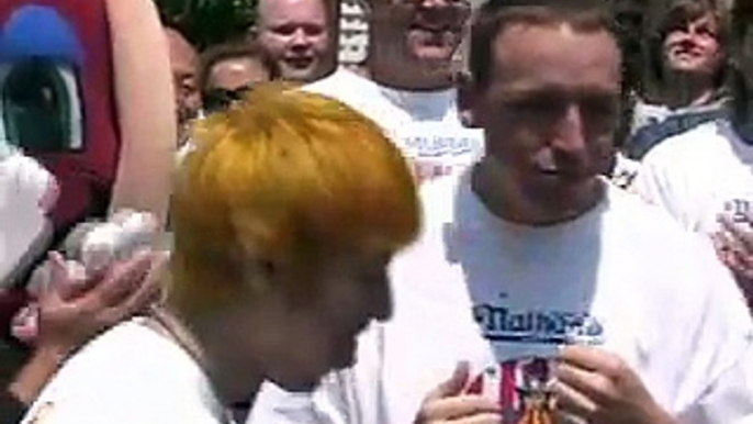 Takeru Kobayashi & Joey Chestnut - StareDown