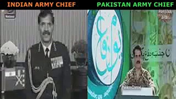 Pakistan COAS Gen Raheel Sharif Vs Indian COAS -