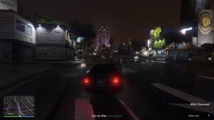 Grand Theft Auto V the rain