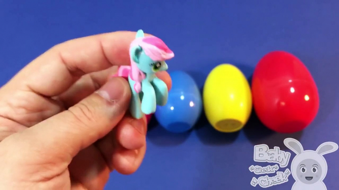 Surprise Eggs Learn Sizes from Smallest to Biggest! Opening Eggs with Toys! Lesson 10