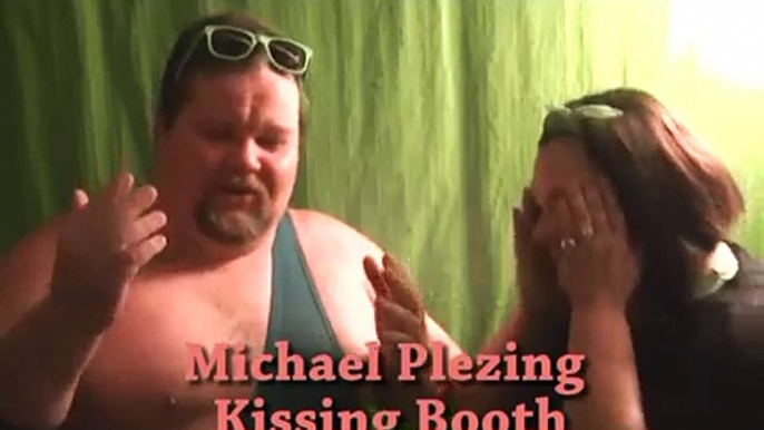 Michael J Plezing Kissing Booth just in time for Valentine's Day
