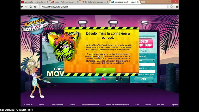 Comment debloquer son IP sur msp :)