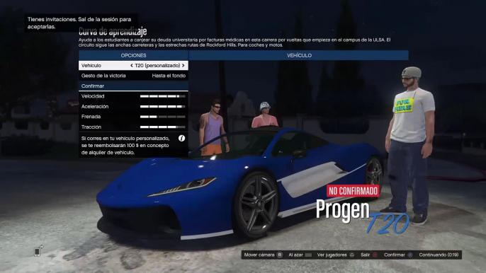 Gta V Online PS4 Carrera