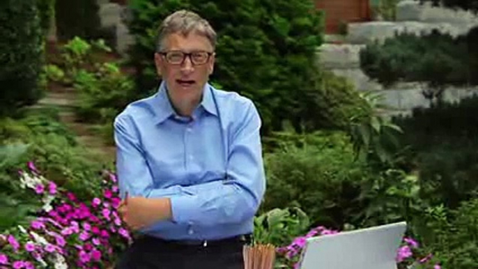 Former US President Bill Gates in ALS Ice Bucket Challenge