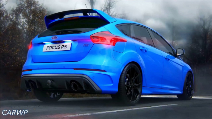 DETALHES Ford Focus RS 2016 4x4 aro 19 MT6 2.3 EcoBoost Turbo 350 cv 48 mkgf 266 kmh 0-100 kmh 4,7 s @ 60 FPS