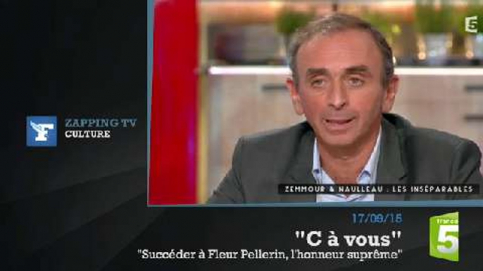 Zapping TV : Eric Zemmour, ministre de la Culture de Marine Le Pen ?