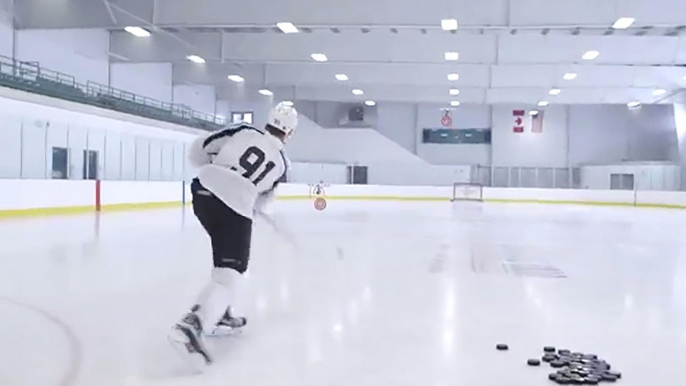 Lightning Star Steven Stamkos Uses Drones for Target Practice