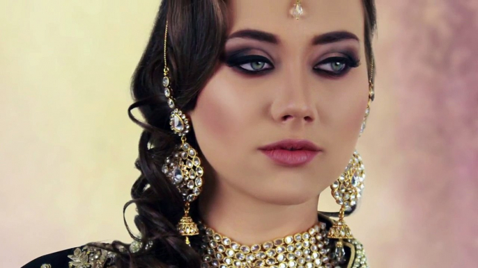 Brown Smokey Eye Asian Bridal Makeup