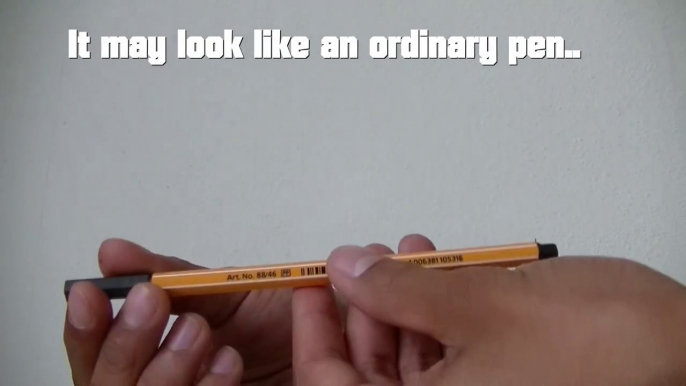 How To Make a Spy Pen Gun