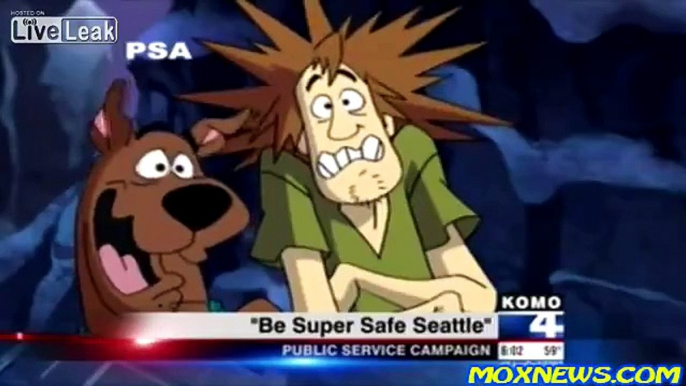 Scooby Doo And Shaggy Used In Seattle Police Department PSA For Stoned Driving