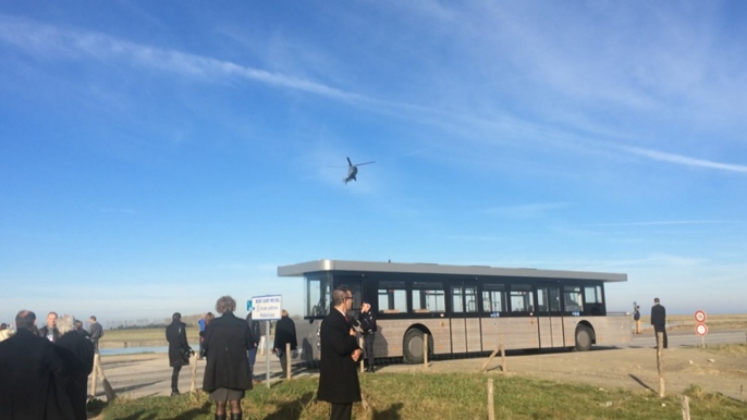 Francois Hollande inaugure les nouveaux aménagements