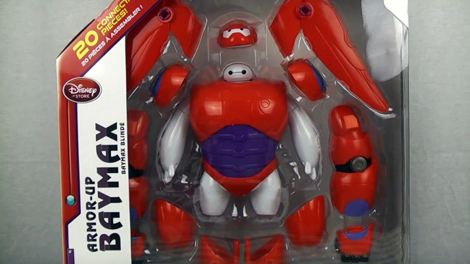 Disney Big Hero 6 Armor Up Baymax Toy Review Bandai action figure